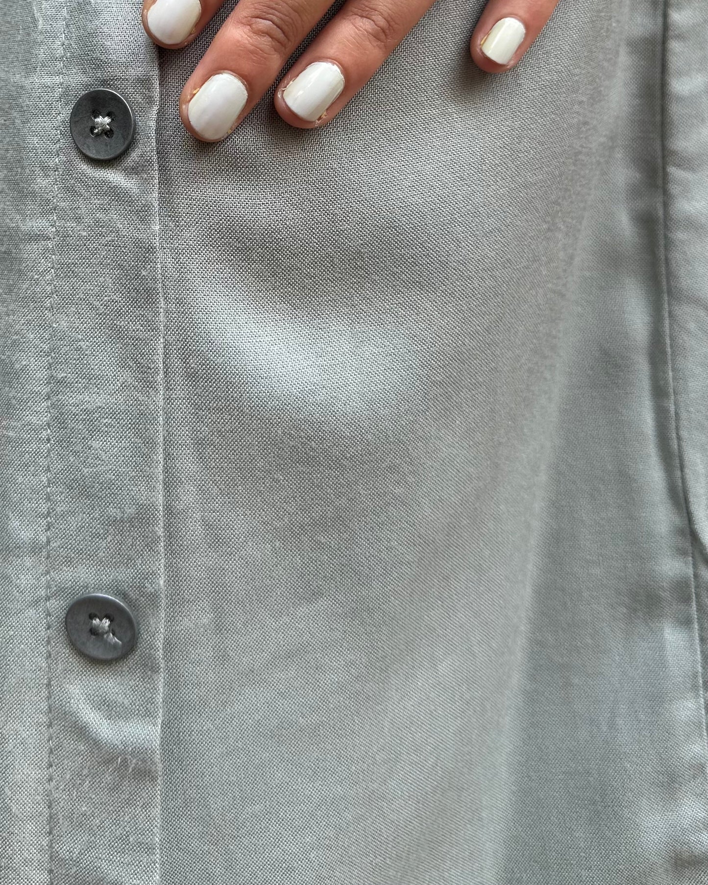 Olive green midi skirt