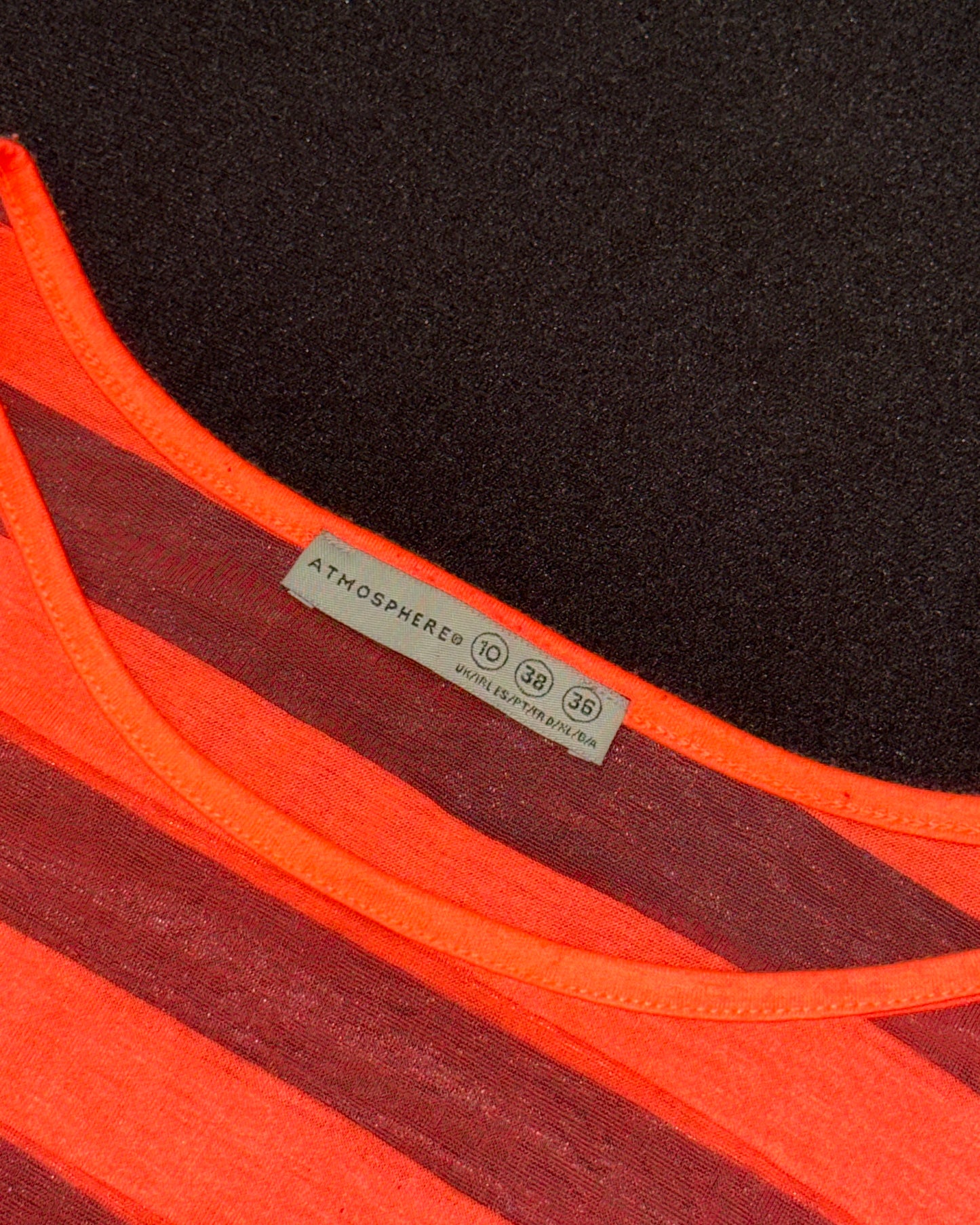 Pink sheer overlay top
