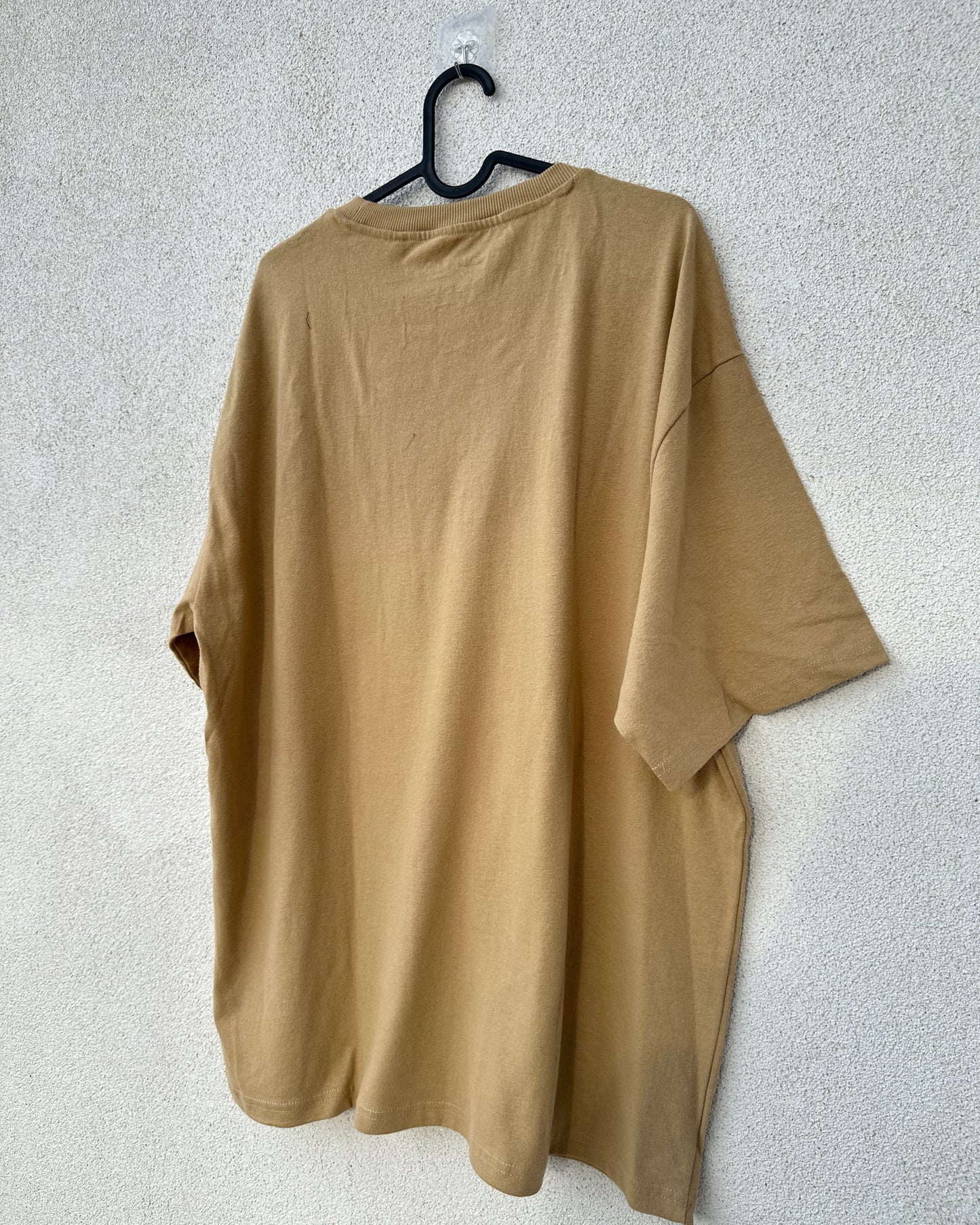 Oversized beige t-shirt