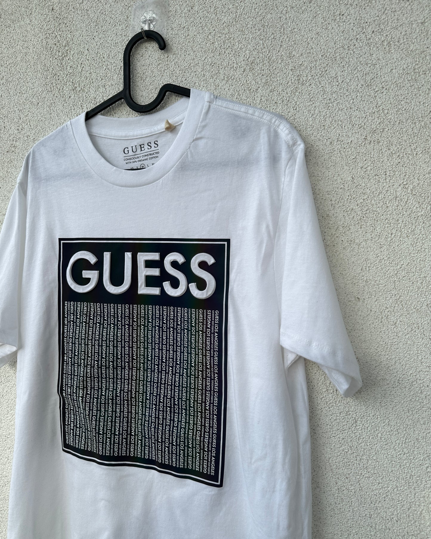 White signature logo T shirt