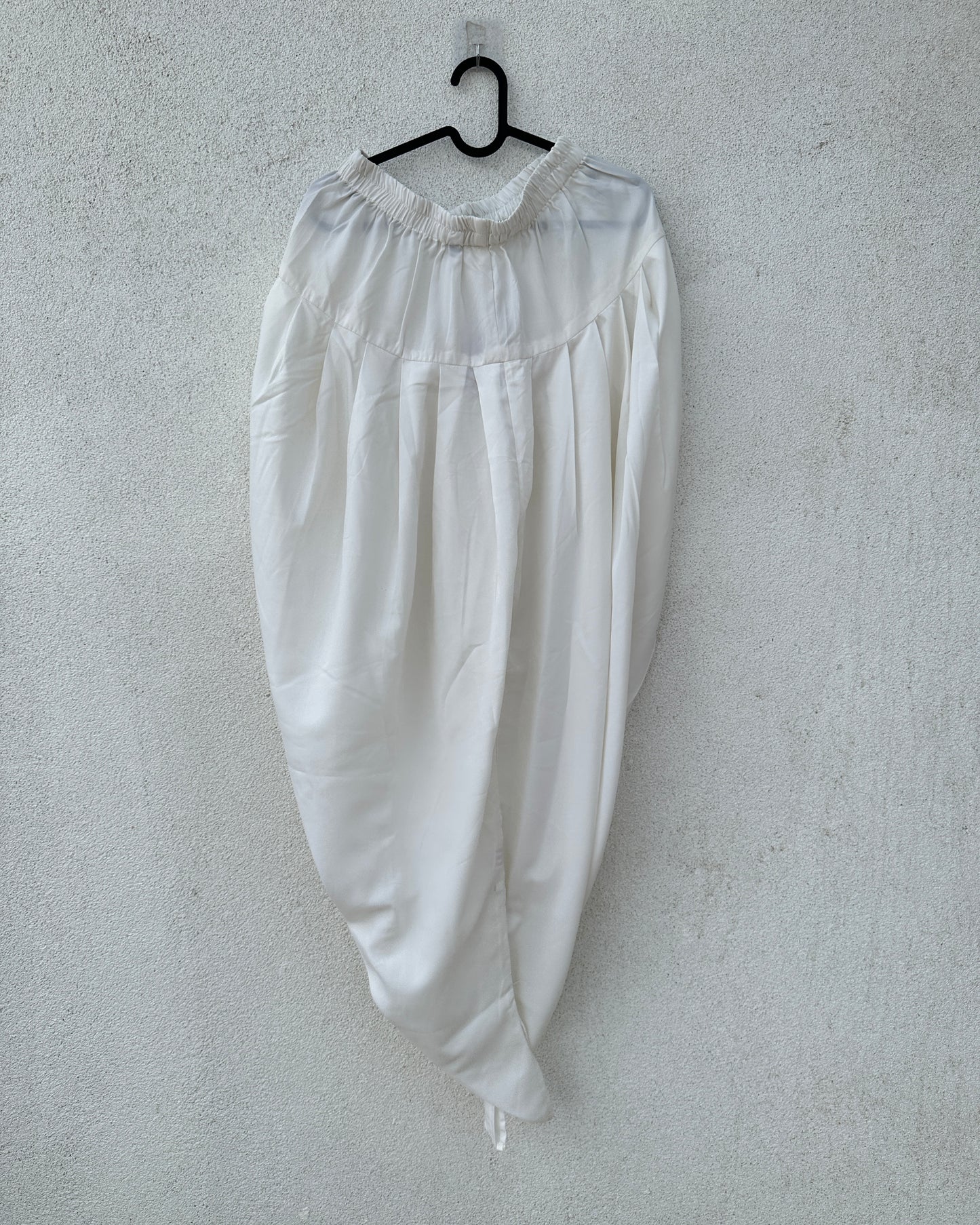 Green and white kurta set with dhoti pants (2 pcs)