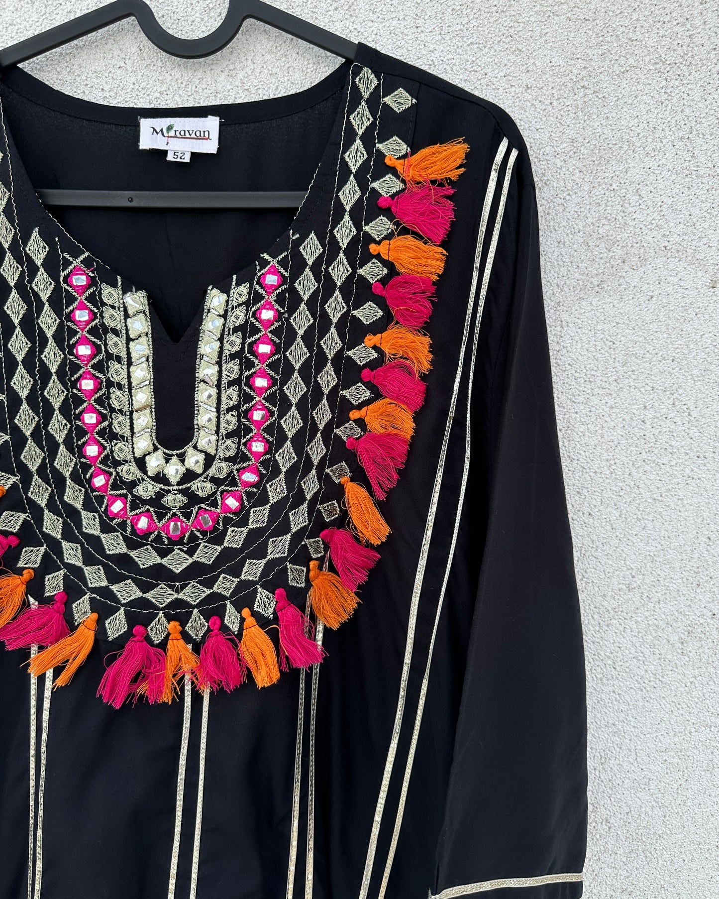 Black kurta set