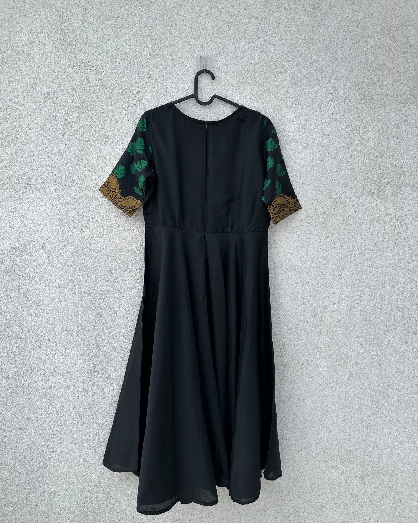 Black and gold kurta