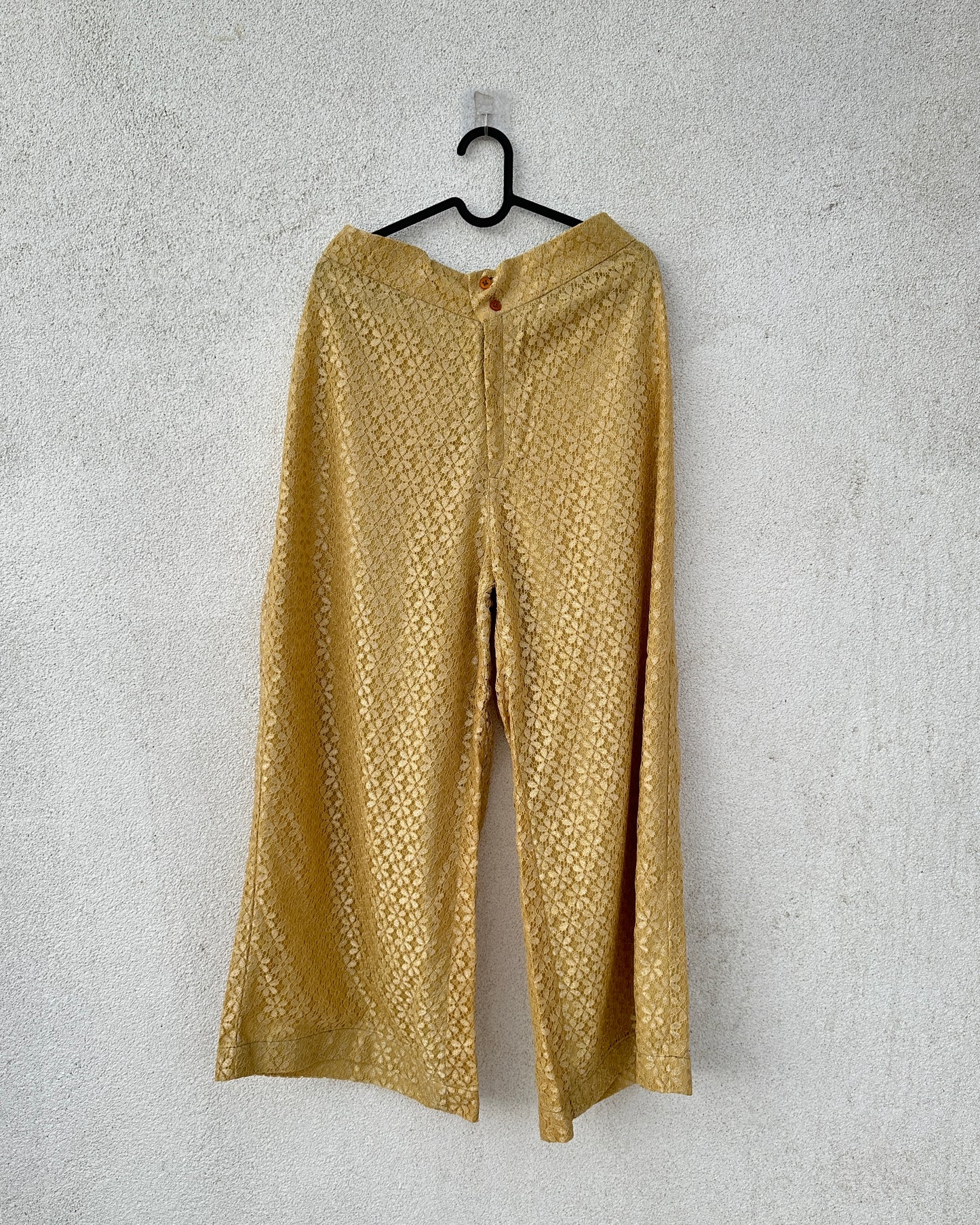 Gold net pants