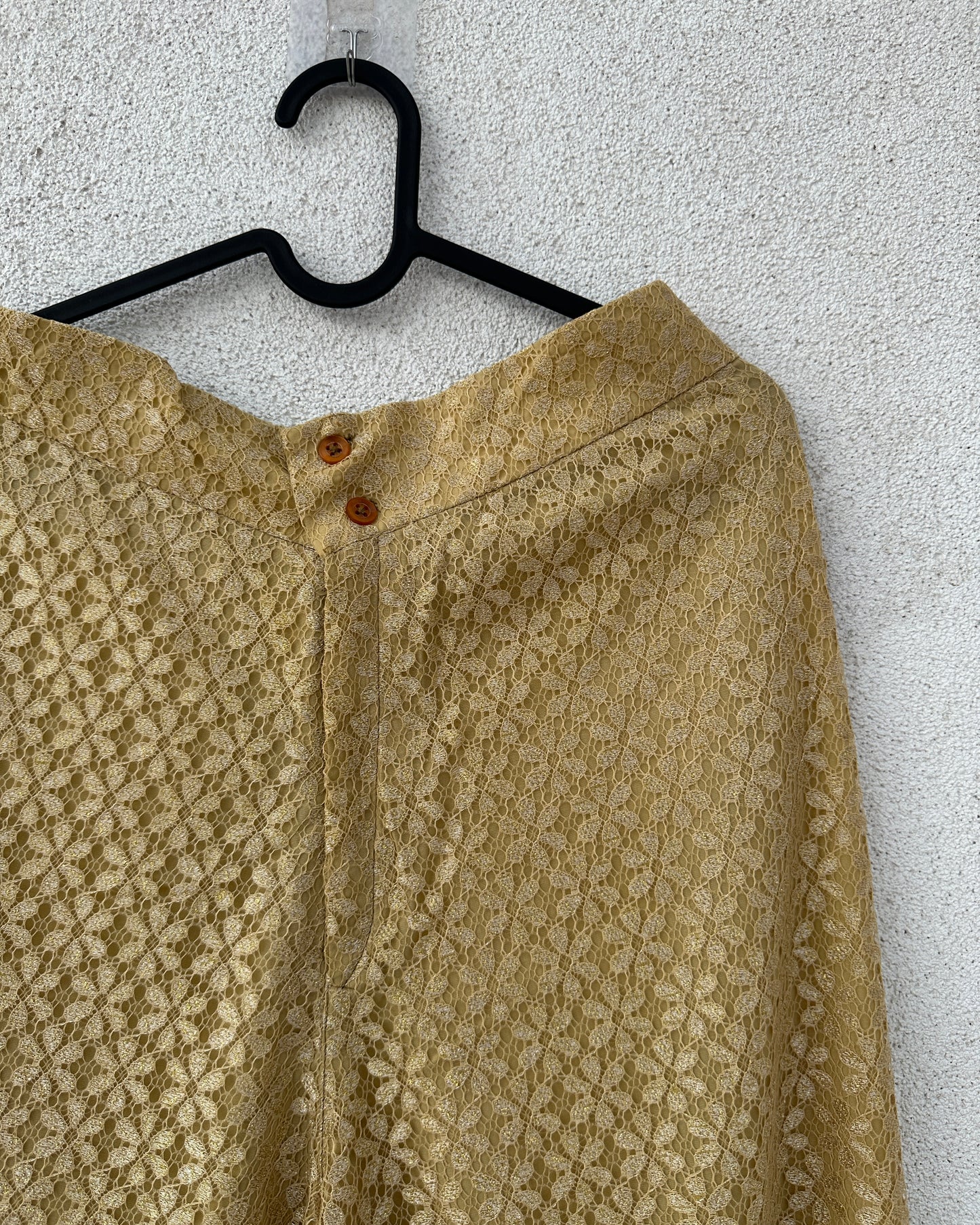 Gold net pants