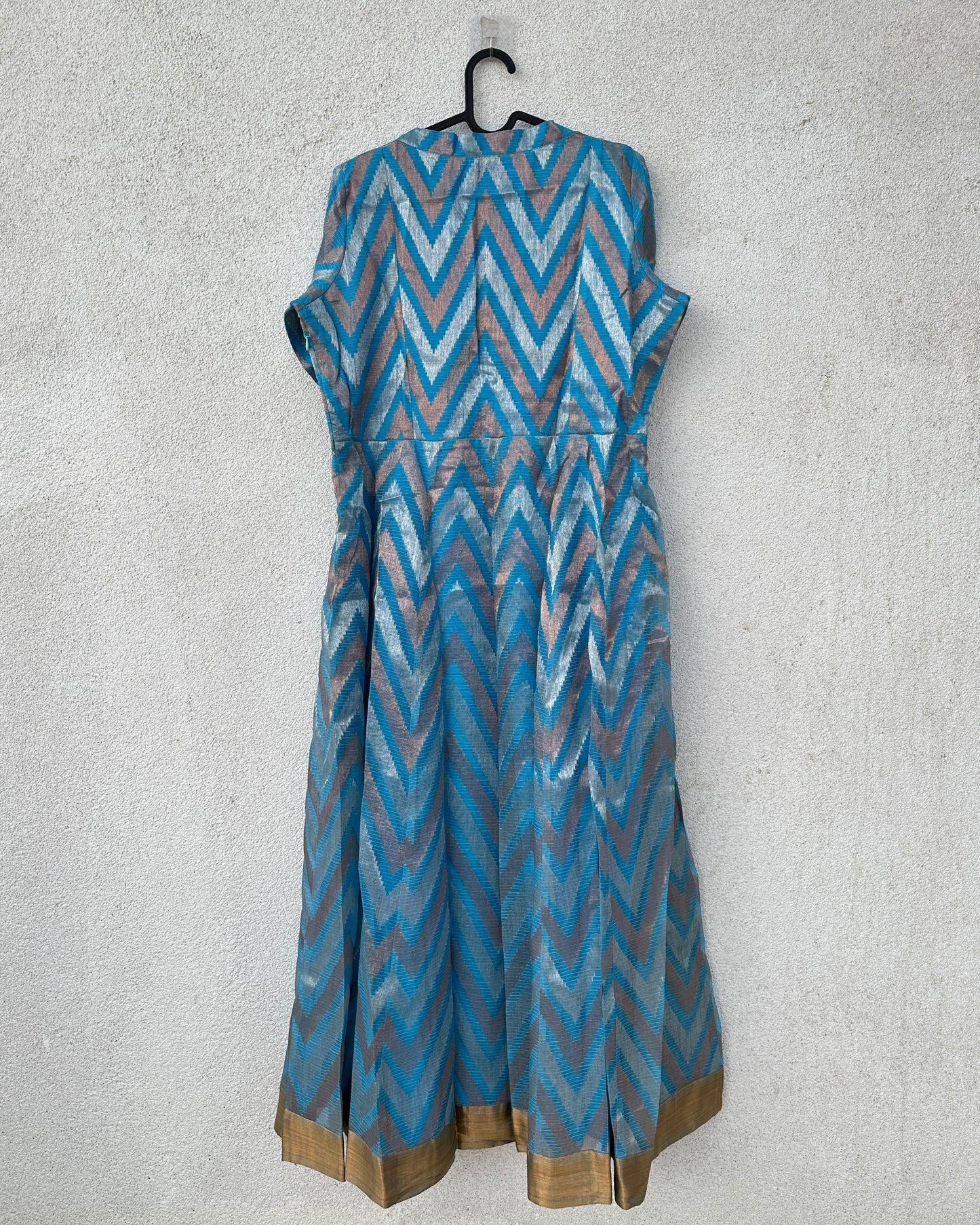 Blue silk kota salwar
