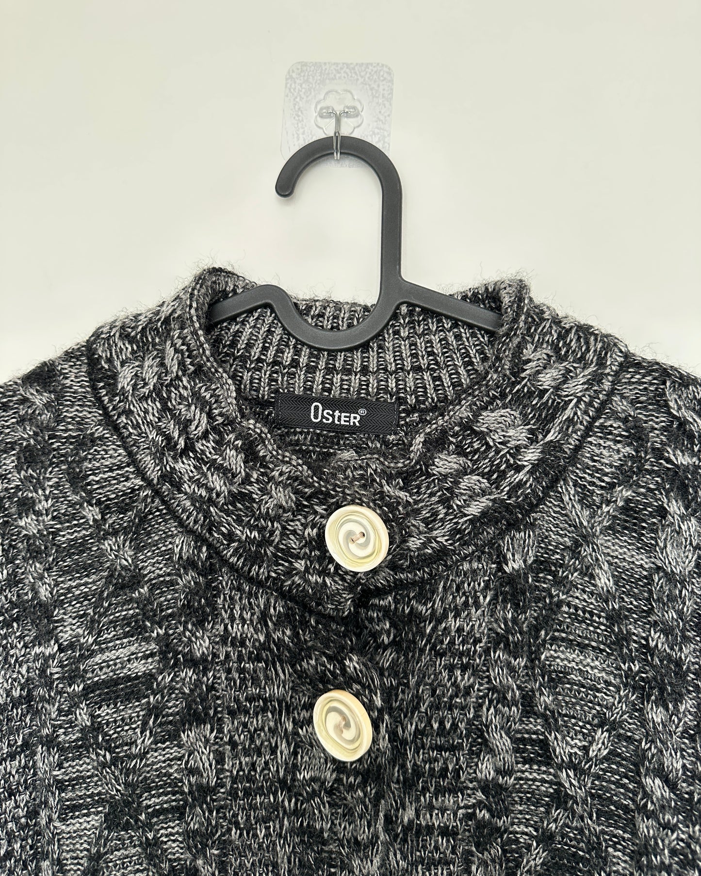 Black and beige sweater