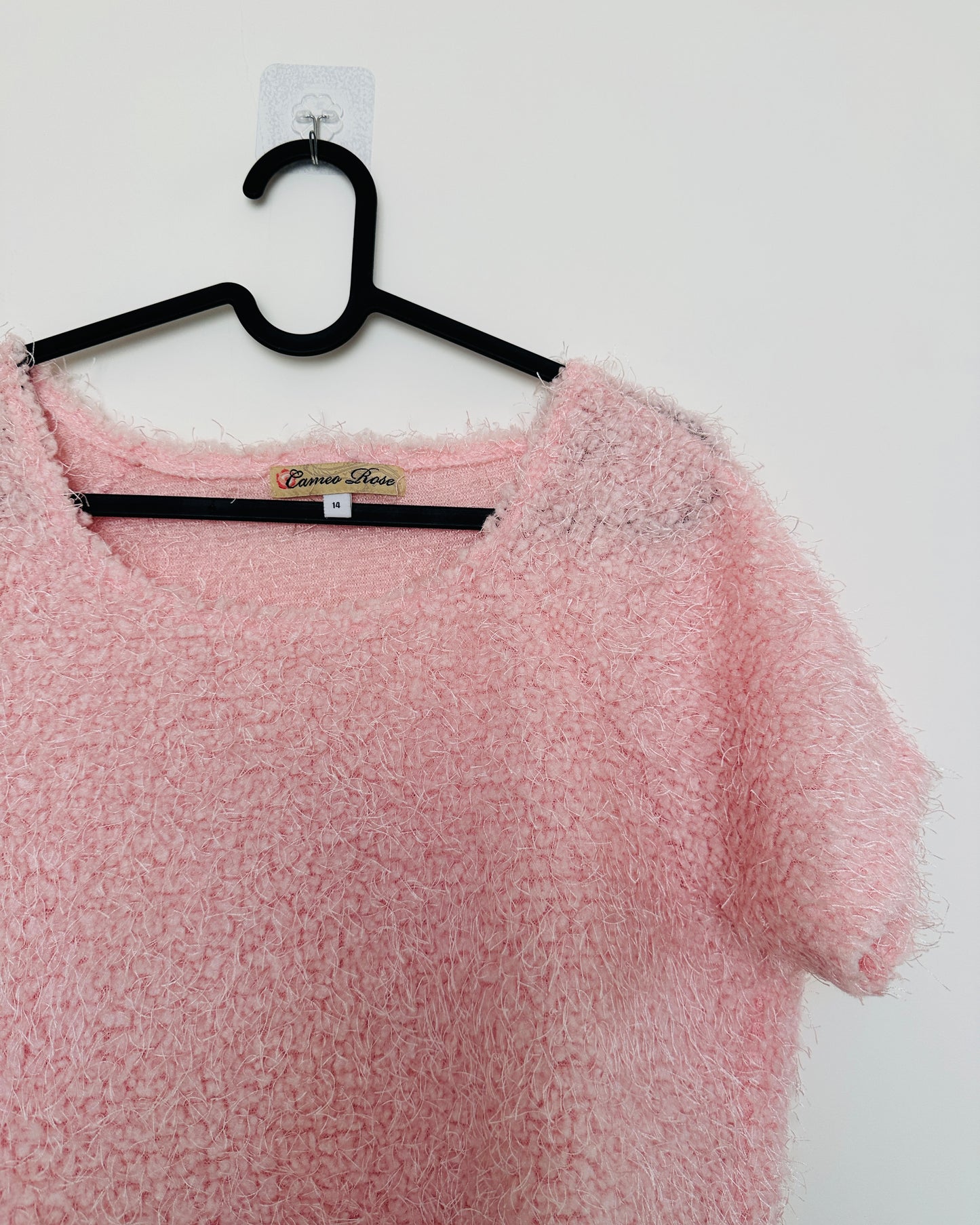 Baby pink fleece top