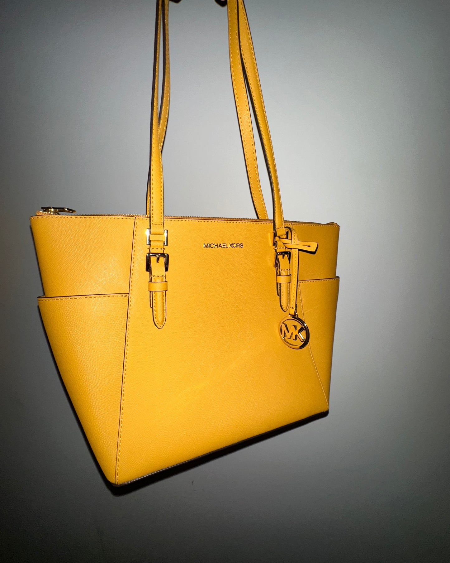 Michael Kors Yellow Tote Bag