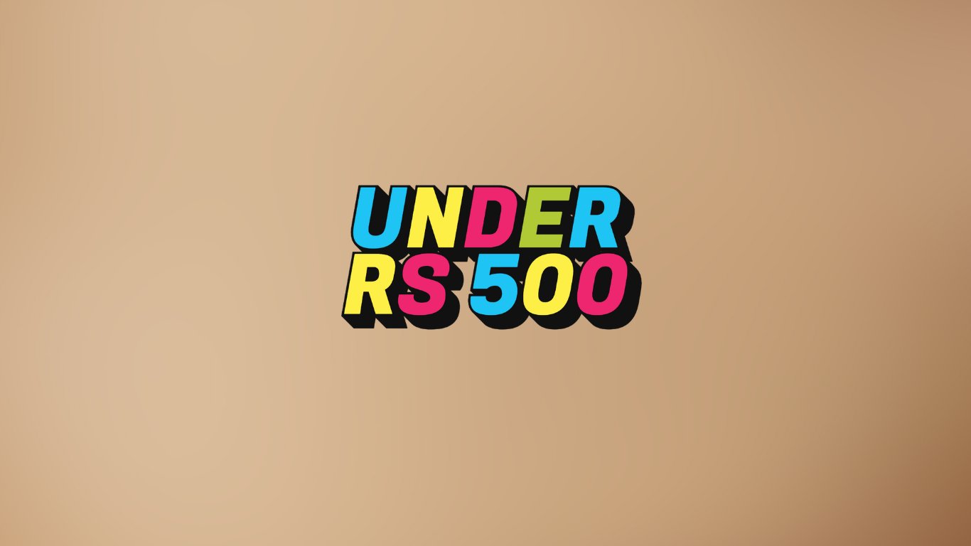 Under ₹500
