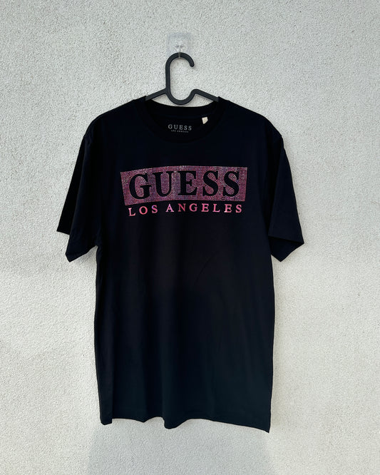 Black T shirt with sequins