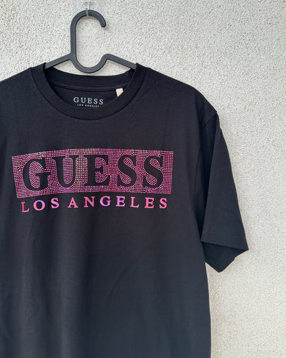 Black T shirt with sequins