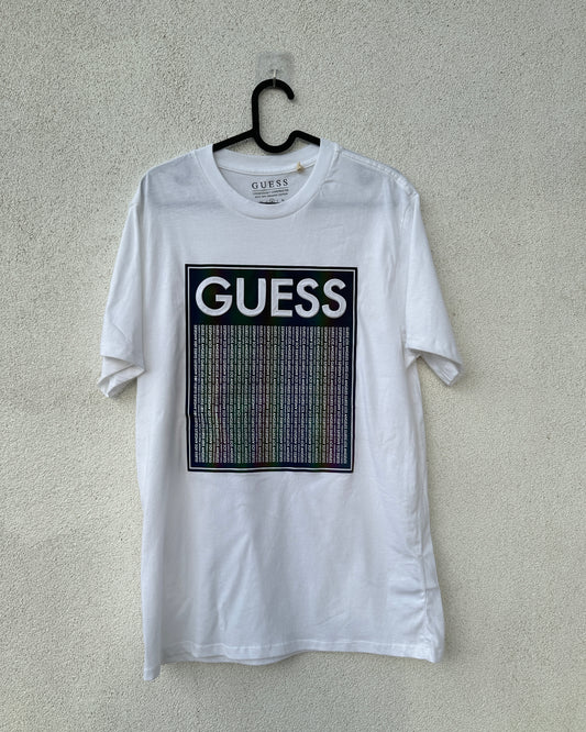 White signature logo T shirt