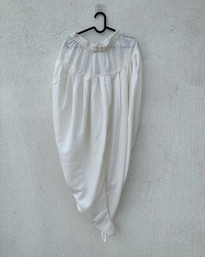 Green and white kurta set with dhoti pants (2 pcs)