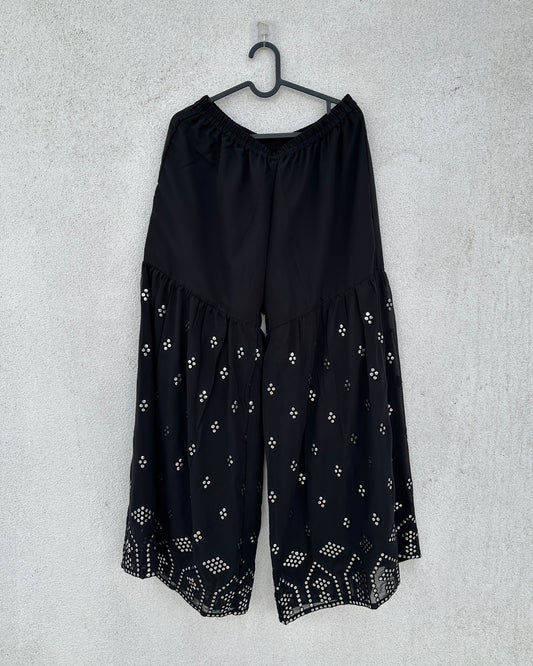 Black mirror work sharara pants