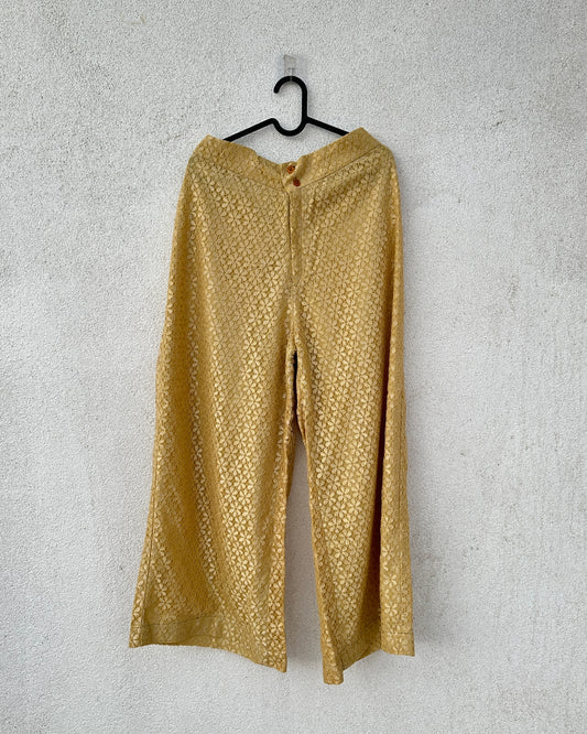 Gold net pants