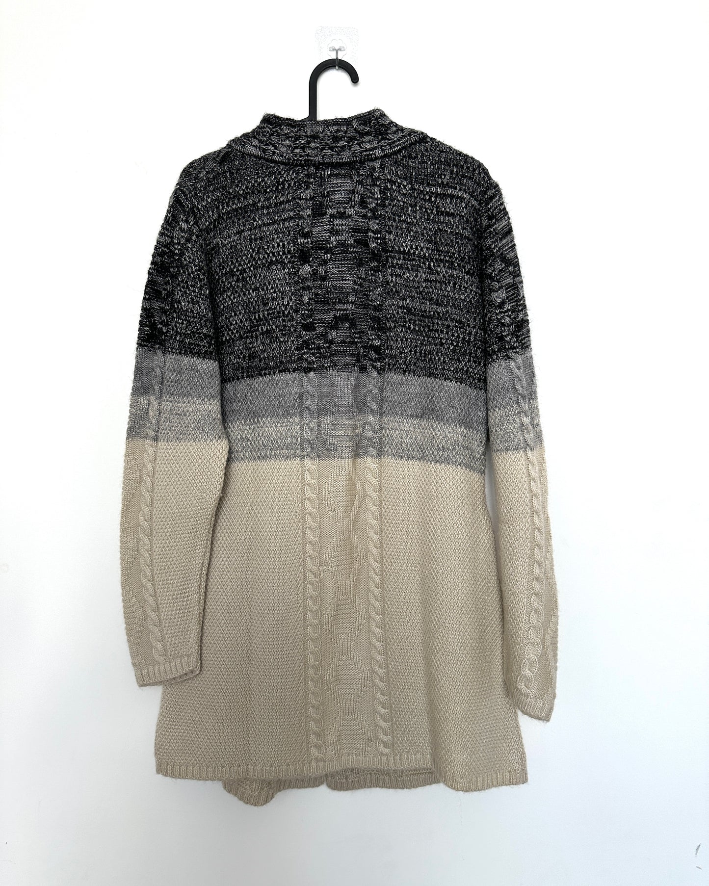 Black and beige sweater