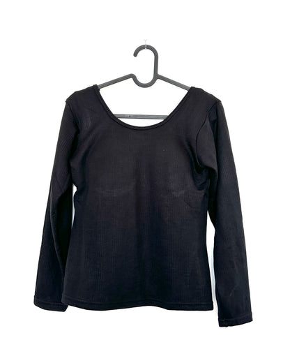 Black heat-lock bramisole