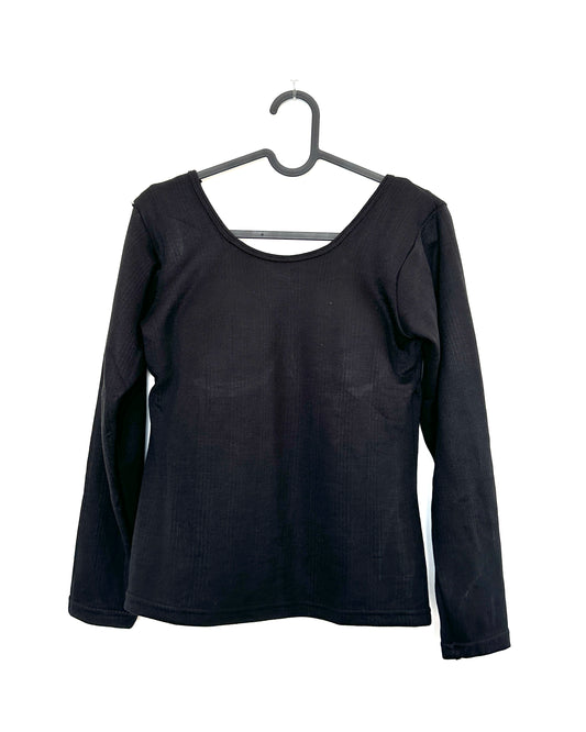 Black heat-lock bramisole