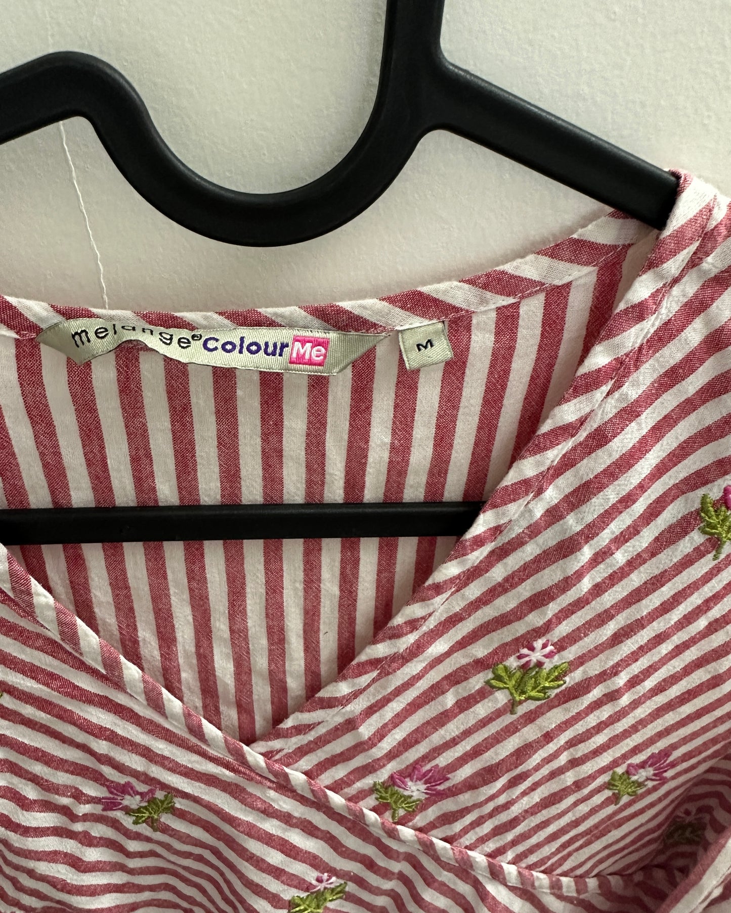 Red and white stripes kurta