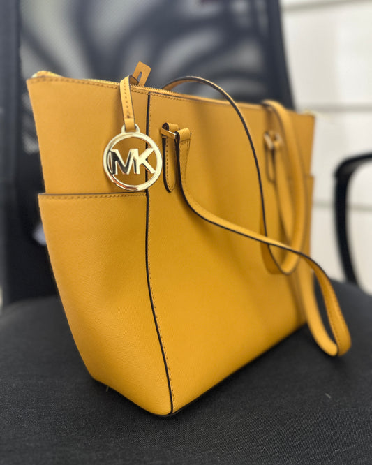 Michael Kors Yellow Tote Bag