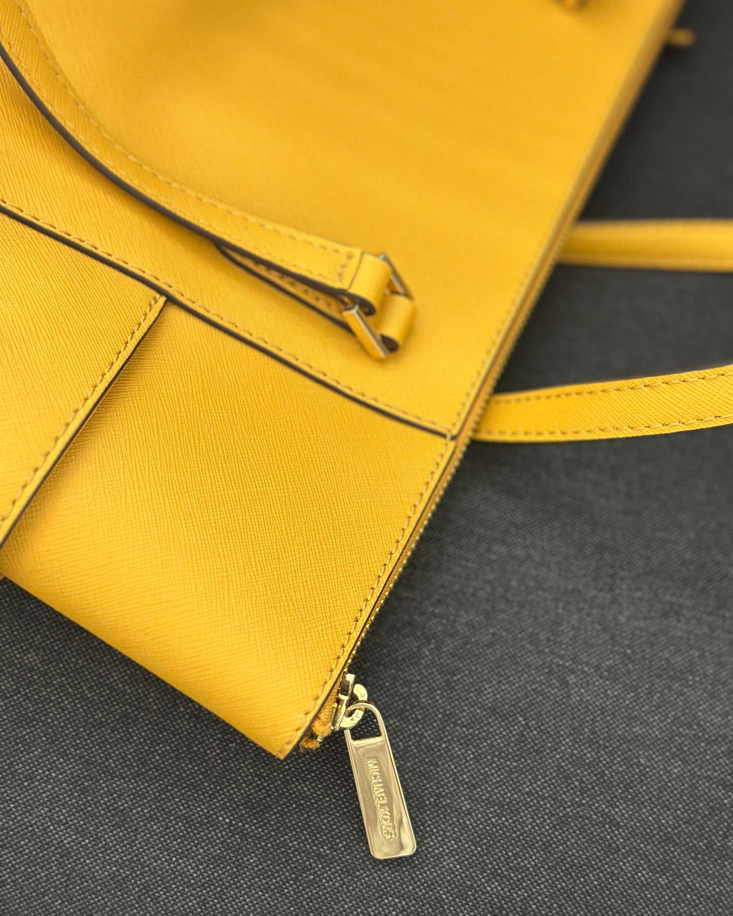 Michael Kors Yellow Tote Bag