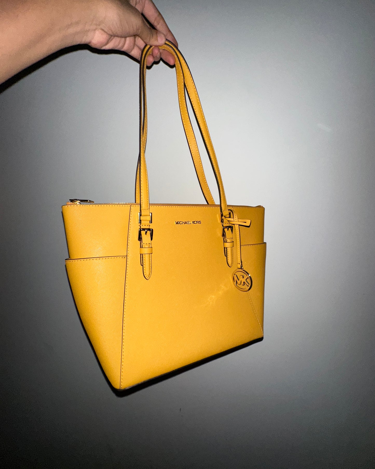Michael Kors Yellow Tote Bag