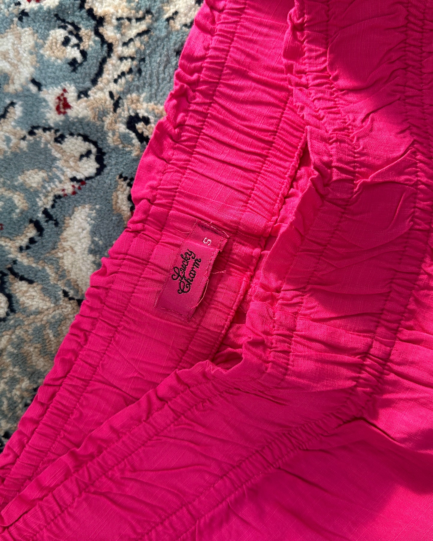 Pink cotton shorts