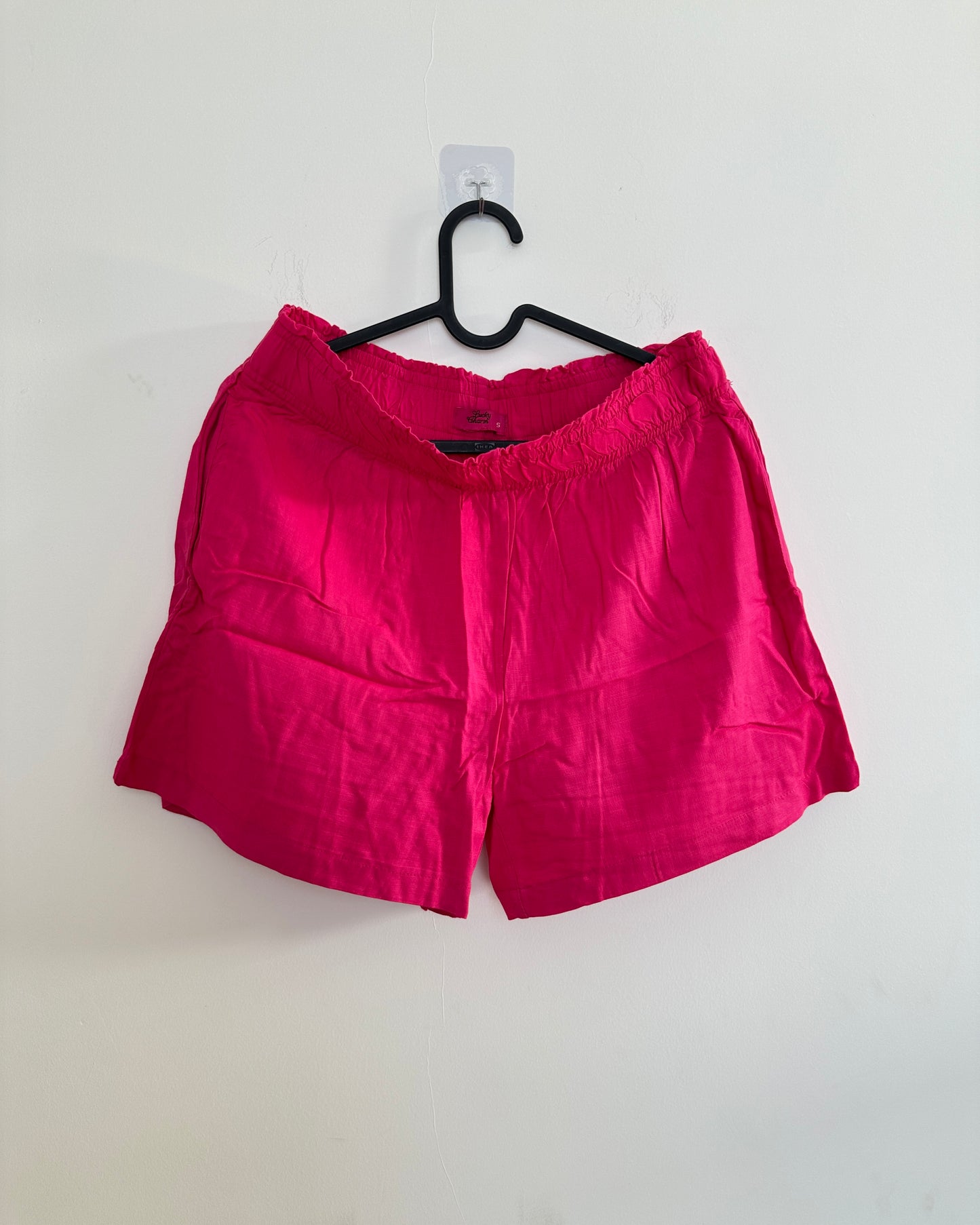 Pink cotton shorts
