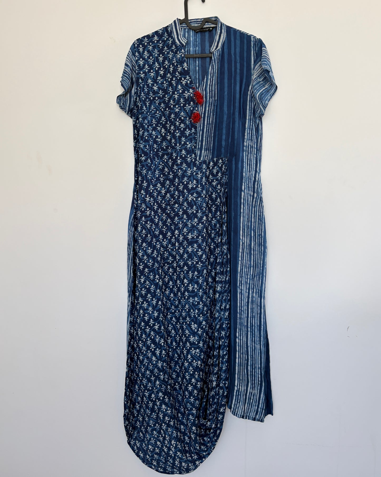 Blue printed kurta