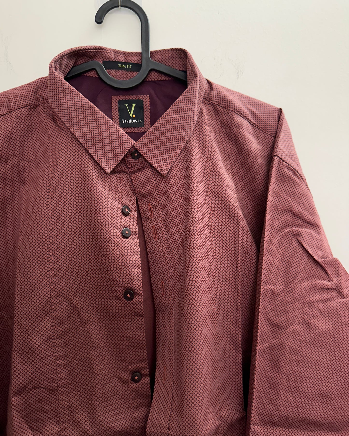 Brown full sleeve men's formal shirt