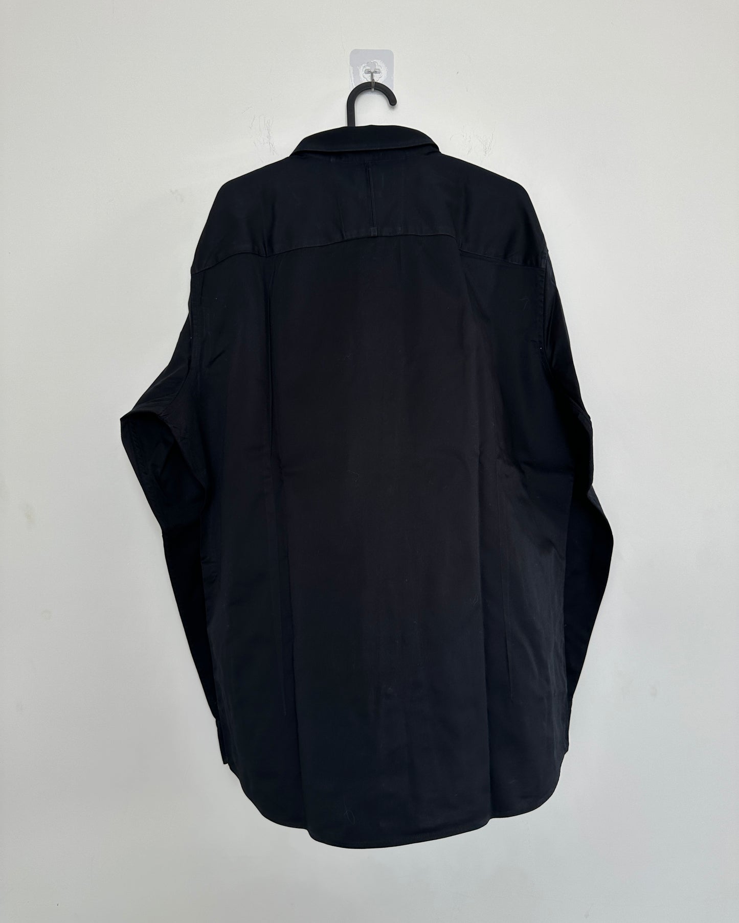 Black cotton full sleeve shirt