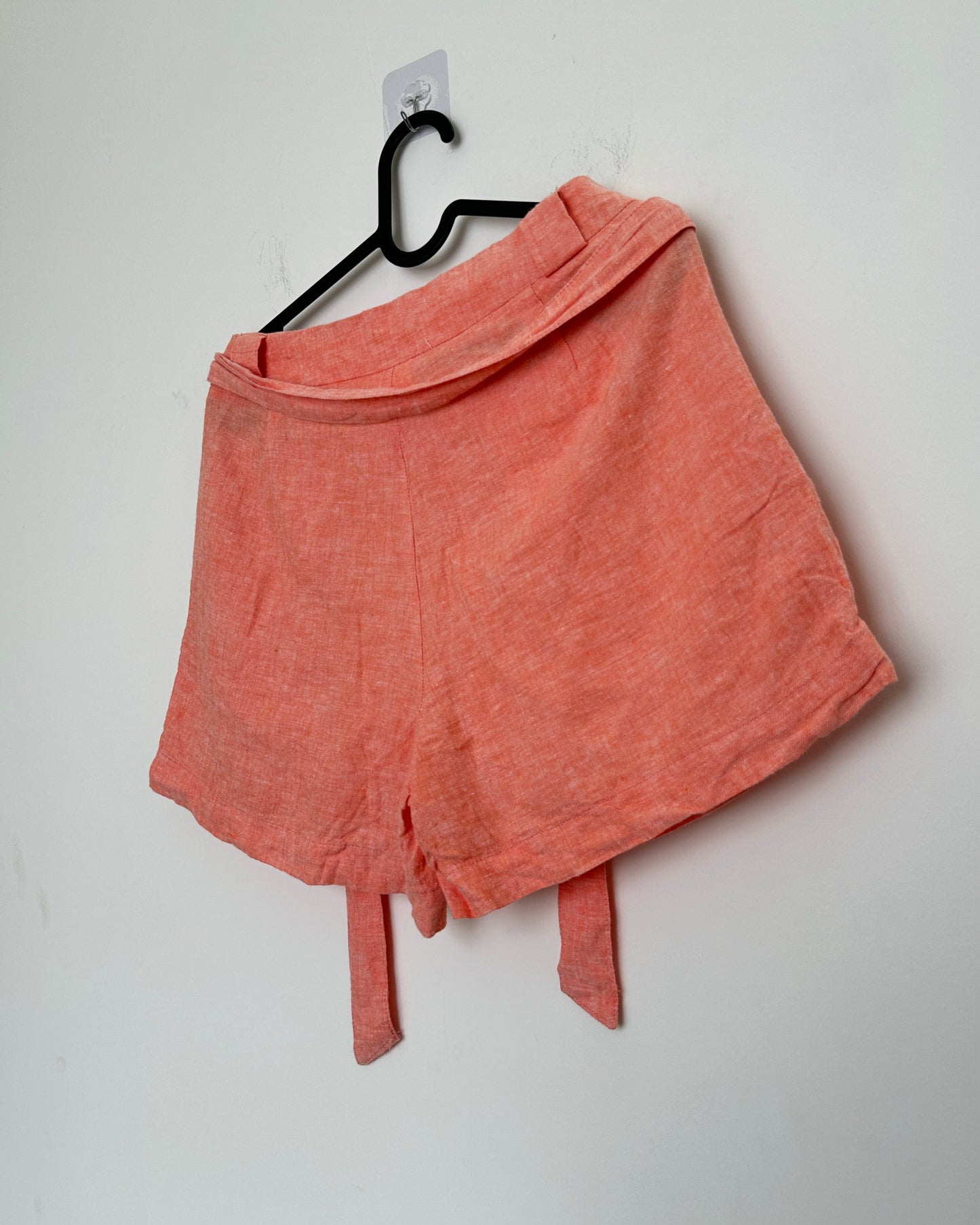 Peach orange shorts