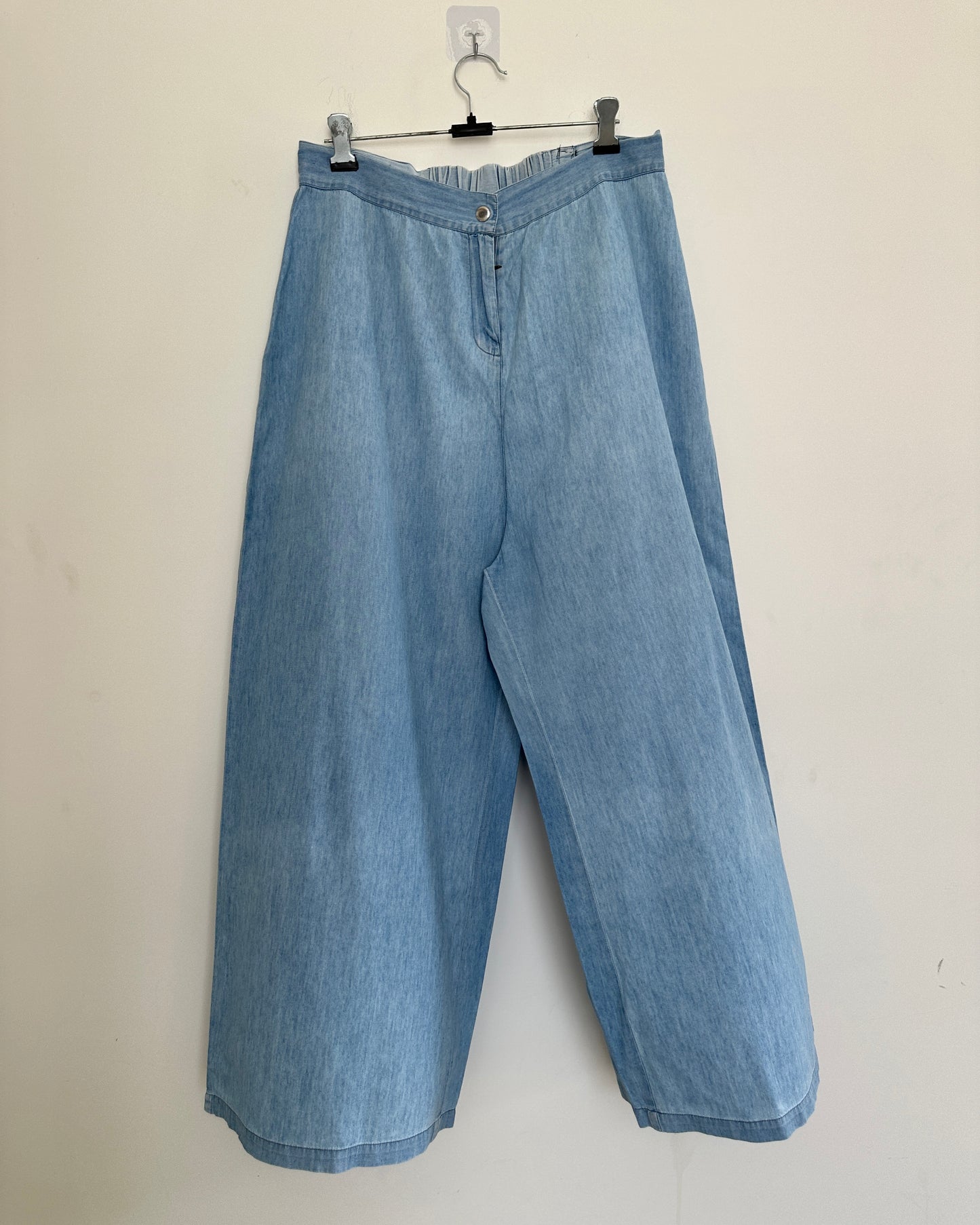 Wide legged denim pants