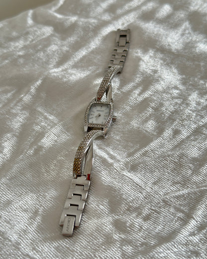 Silver studded DKNY watch
